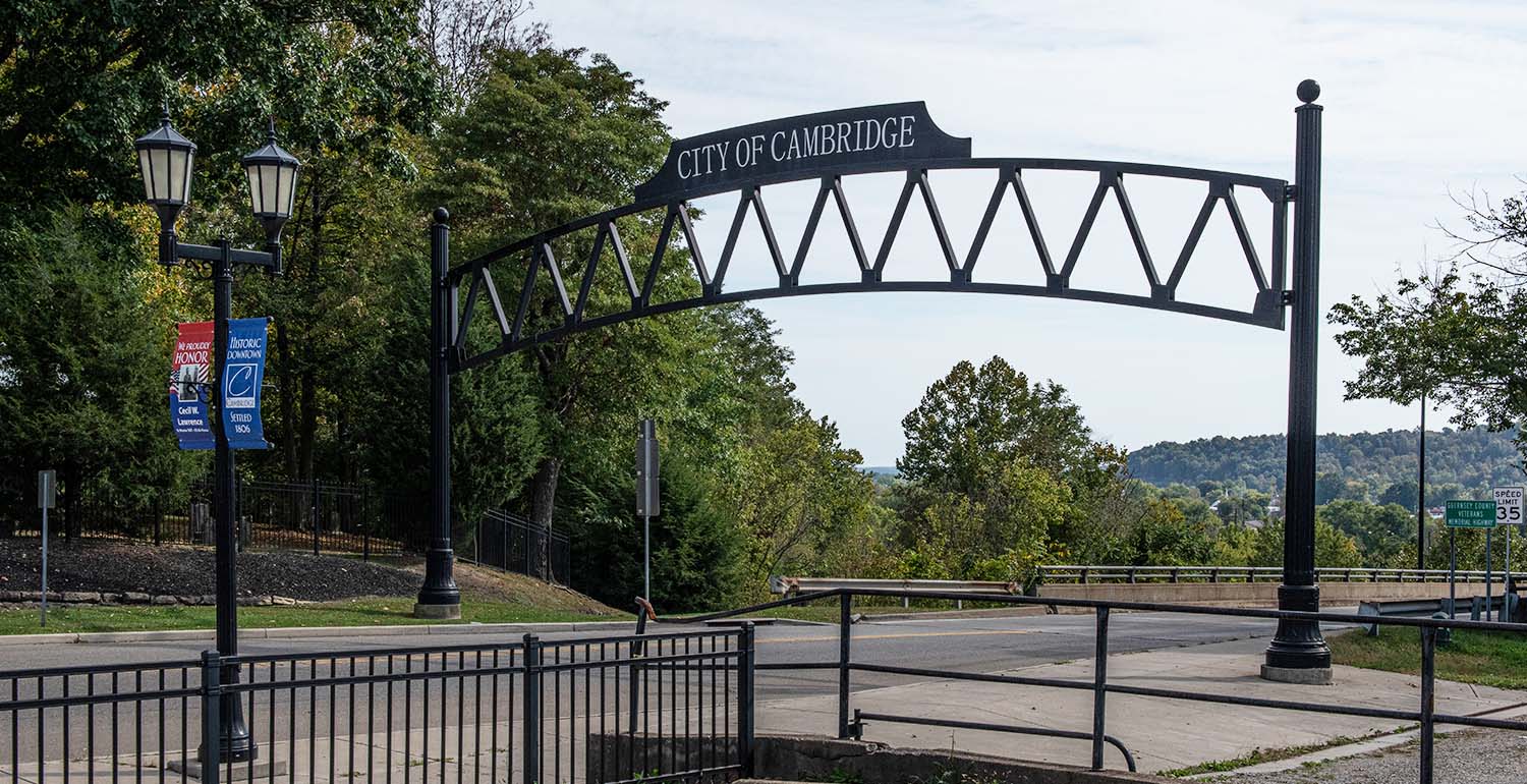 City of Cambridge welcome arch