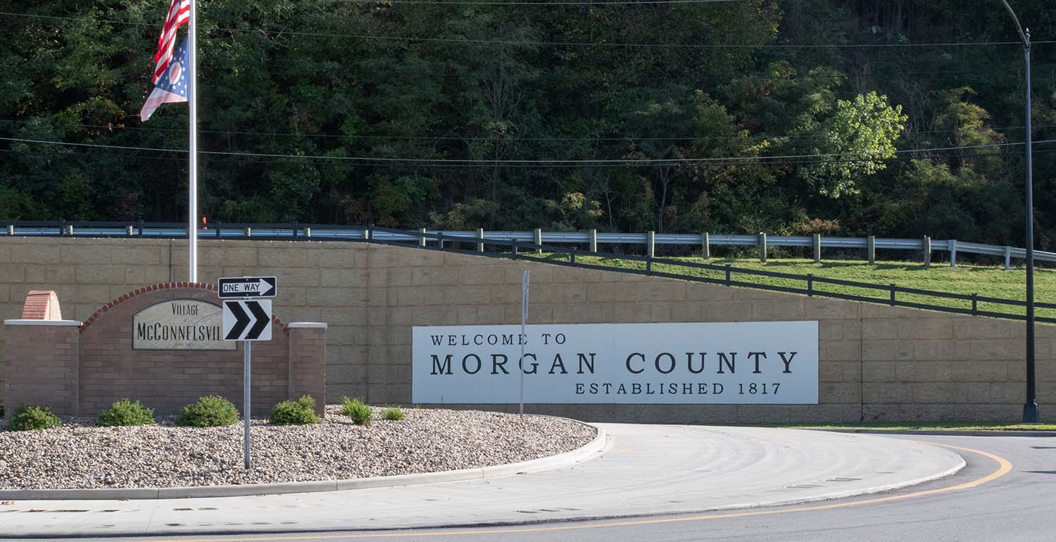 Welcome to Morgan County sign