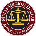 Badge Multi million dollar advocates forum