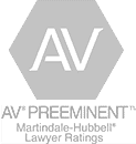 AV Preeminent Martindale Hubbell Lawyer Ratings